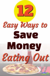 Looking for some easy ways to save money at restaurants? HEre's 12 things you can do today | Save Money at Restaurants | Save money eating out |