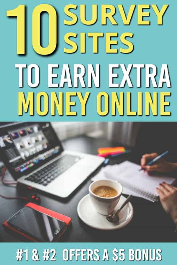 10 sites that will pay money for surveys online | Make money online | Earn money online |Make money with surveys | Make money from surveys | Work at Home | Side hustle | #earnmoney #makemoneyonline #makemoney #onlineincome #surveys #sidehustle