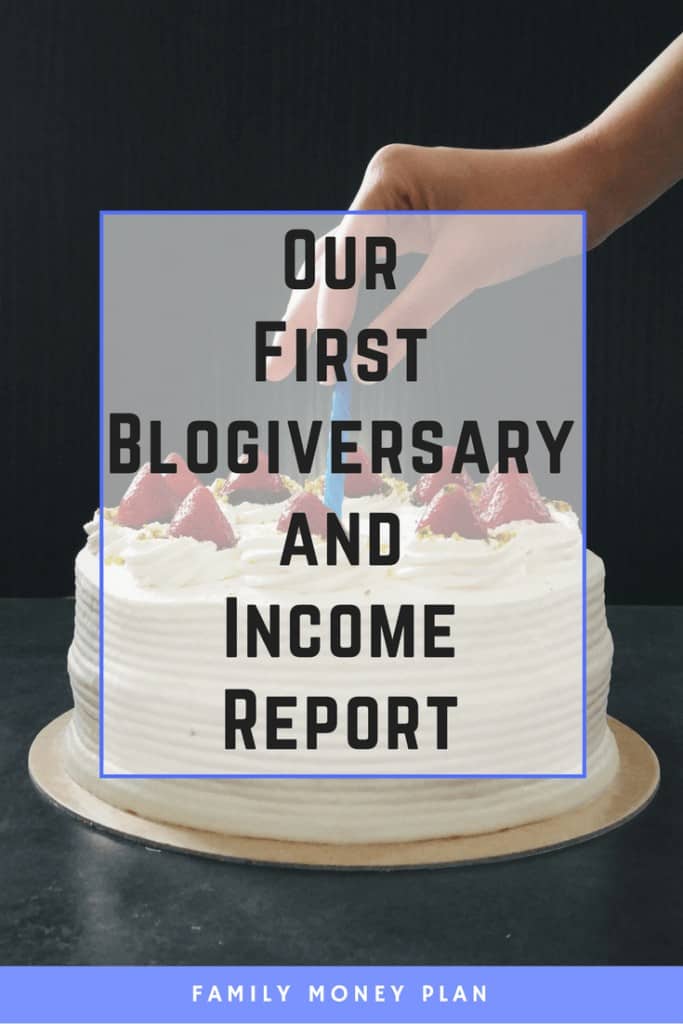 Our First Blogiversary and Income Report. Come check out how we did in our first year as a newbie blogger and see our income and expenses for the year. 