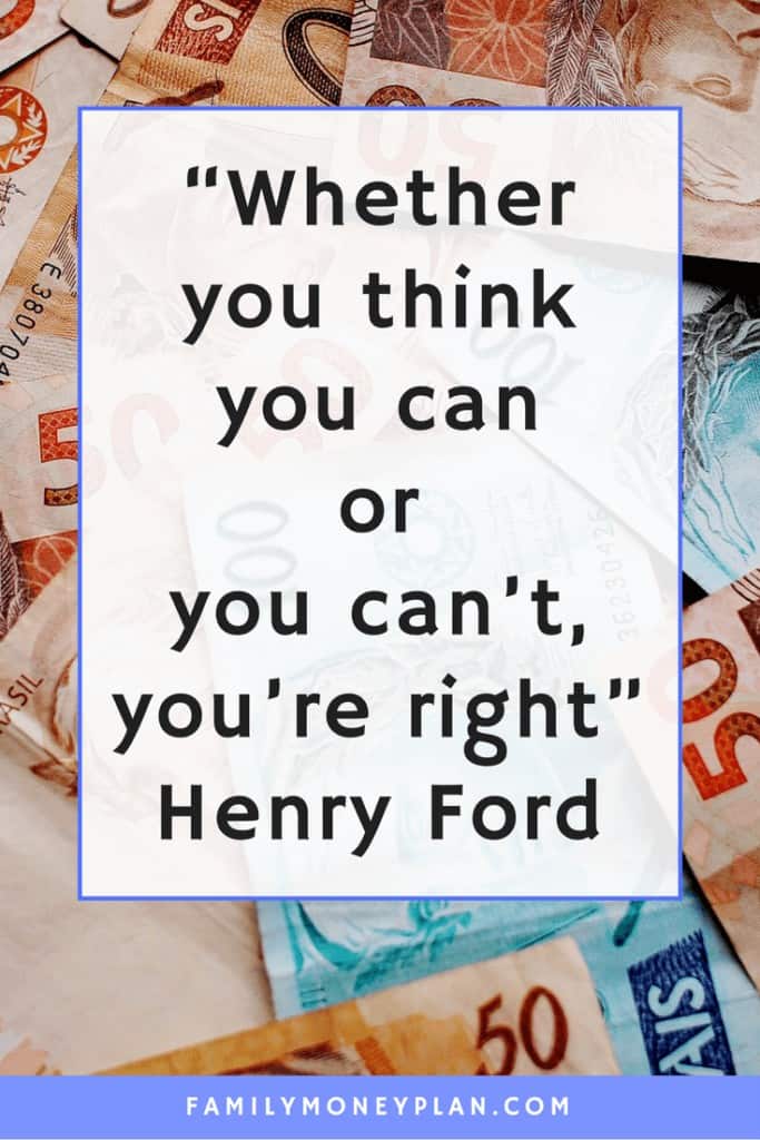 Whether You Think You Can or You Can't You're Right.