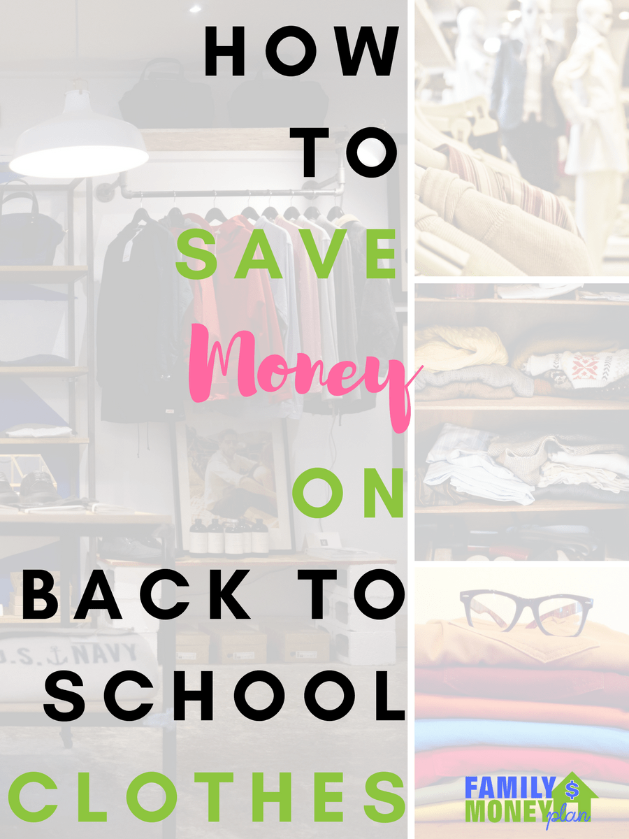 Looking for ways to cut your back to school clothes budget? Here's some great ways to save money on back to school clothes | Saving money | Clothes | Kids |