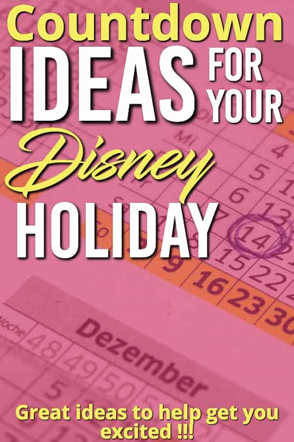 Disney World Countdown Calendars are great! Are you wanting to stir up some excitement for your trip to Disney World ? Here are some great Disney world countdown ideas to help get you ready for the BIG trip!!!