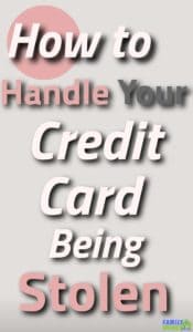 How to handle your credit card being stolen. | Credit cards | Stolen Credit Card | Credit Score |