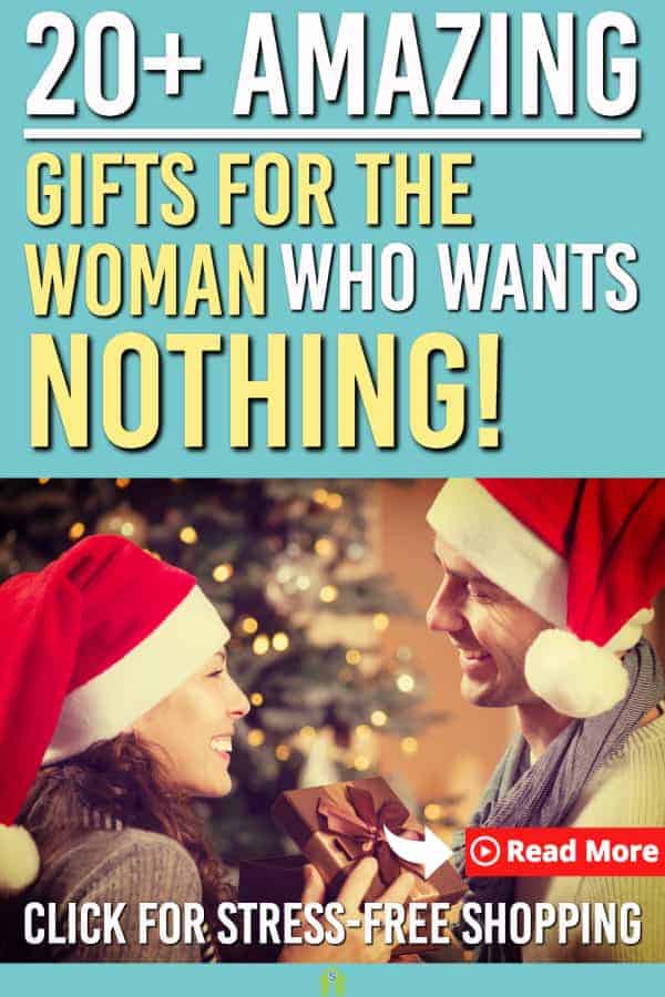 What do you get someone who has everything? What do you give as a Gifts for the Woman Who Wants Nothing? Here are 20+ great gift ideas to inspire you this Christmas holiday season to find the perfect gift for someone who doesn't know what they want. #giftguide #gifts #giftideas #giftsforher #christmas