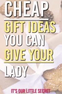 Need some cheap gift ideas for her that don't look cheap? These make great stocking stuffers. Here are some frugal gifts you can buy this Christmas and save yourself some money on her. #gifts #giftguides #giftsforher #giftideas