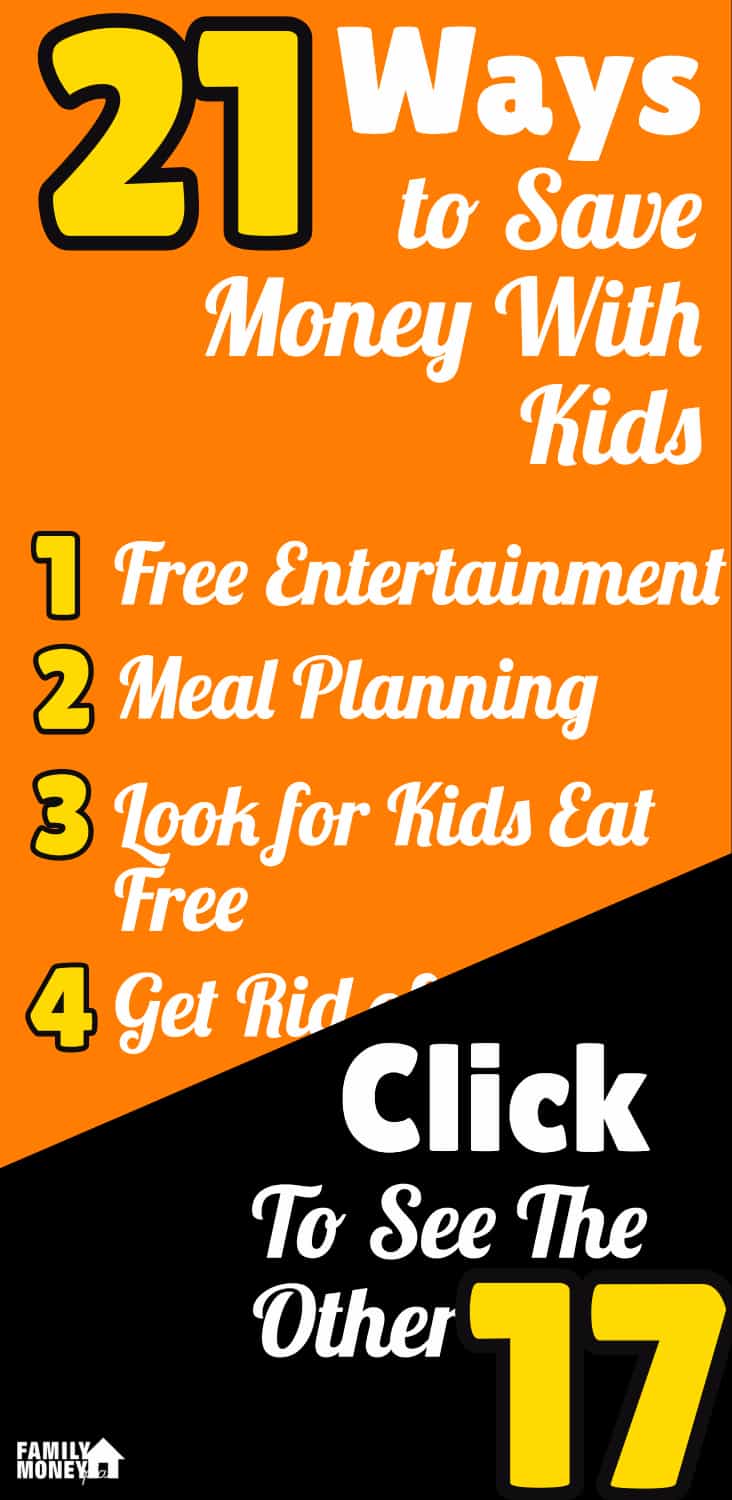 Here's 21 ways you can save money with your kids starting today | Kids | Saving money | #kids #parenting #savingmoney