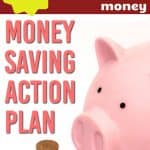 Fix your finances 1 step at a time. Get 1 email a week that gives you an actionable step to improve your money, quick and easily. #moneytips #money #savingsplan #savings |Money Saving Plan | Money action plan