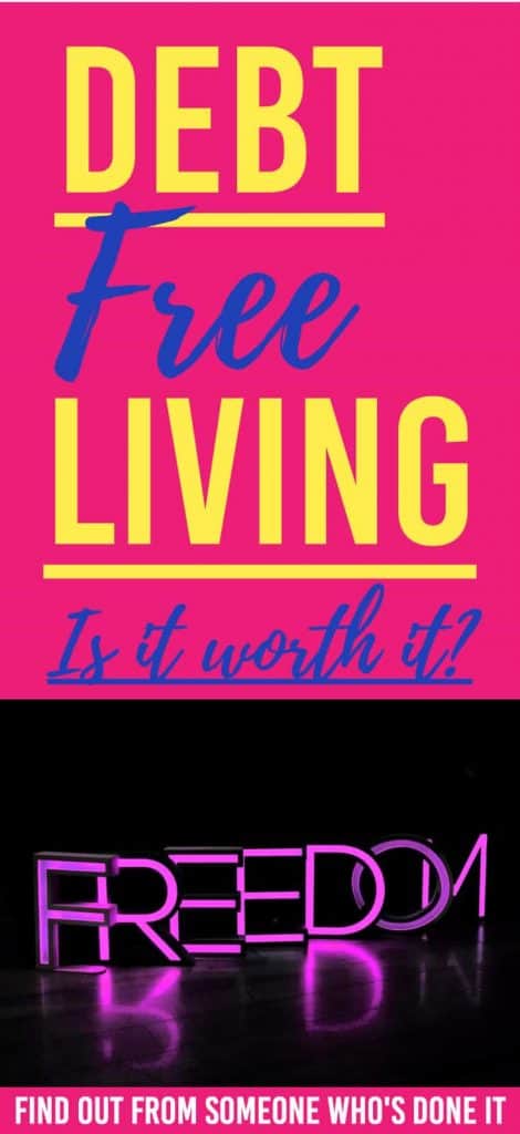 Wondering what living debt free is all about? Here is what it's like for a family of 4 living debt free and find out if it's really worth it | Debt Free | Debt Free living |