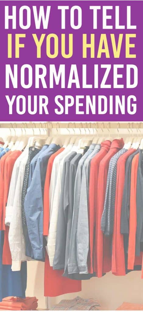 Have you normalized your spending