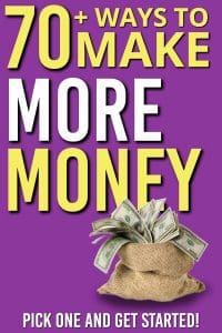 There are many ways to make more money. From side hustles you do when you have time. To hobbies that pay you for what you do well. Here are 70+ different ways to make more money. Make more money has never been easier. | Side hustle |Make More Money | Extra Money Ideas | Extra Income | Side gigs | #moremoney #money #personalfinance #extraincome #sidehustle