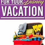 Here is the complete packing list for Disney World complete with tips and ideas. This list is essential to your Disney World planning, get this free printable and get packing for your exciting Disney World trip! #disneyworld #disney #familytrip #printable #free