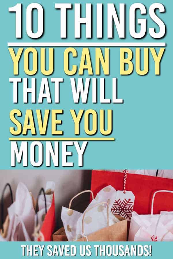 Looking for shopping ideas that will save you money? These frugal living ideas save us thousands every year. These are the simple products you can use every day and #frugal #frugaltips #money #moneytips #savingmoney #shopping #personalfinance