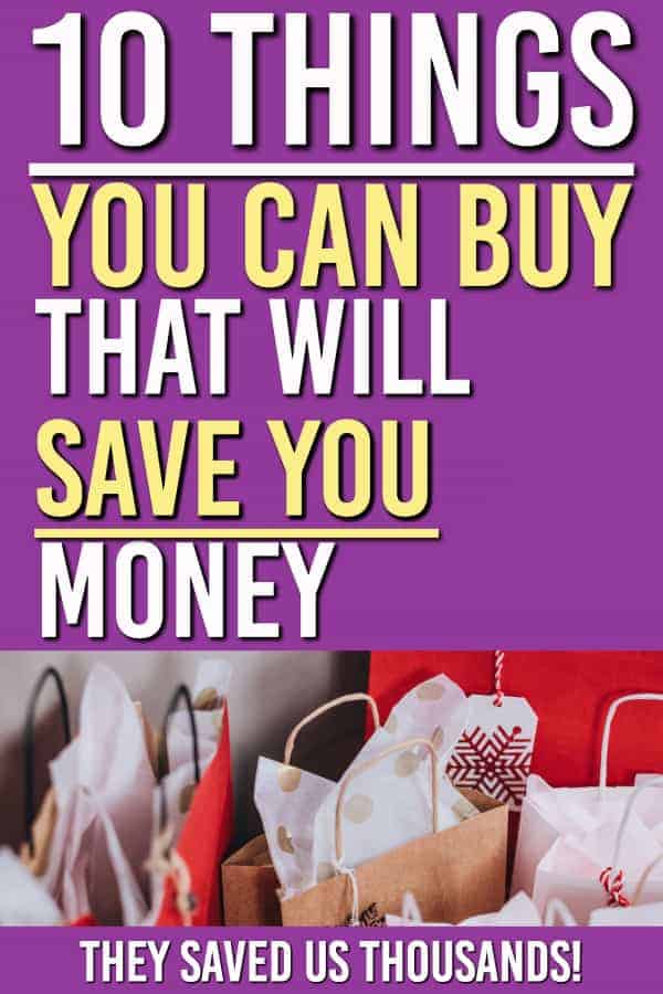 Looking for shopping ideas that will save you money? These frugal living ideas save us thousands every year. These are the simple products you can use every day and #frugal #frugaltips #money #moneytips #savingmoney #shopping #personalfinance