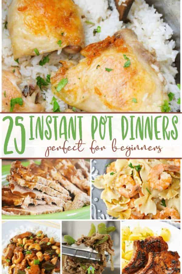 instant pot dinners for beginners