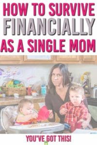 How to Survive Financially as a Single Mom