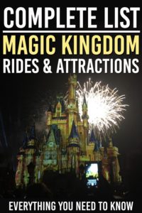 magic kingdom rides 