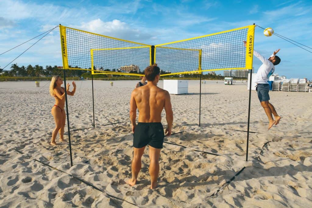 crossnet volleyball